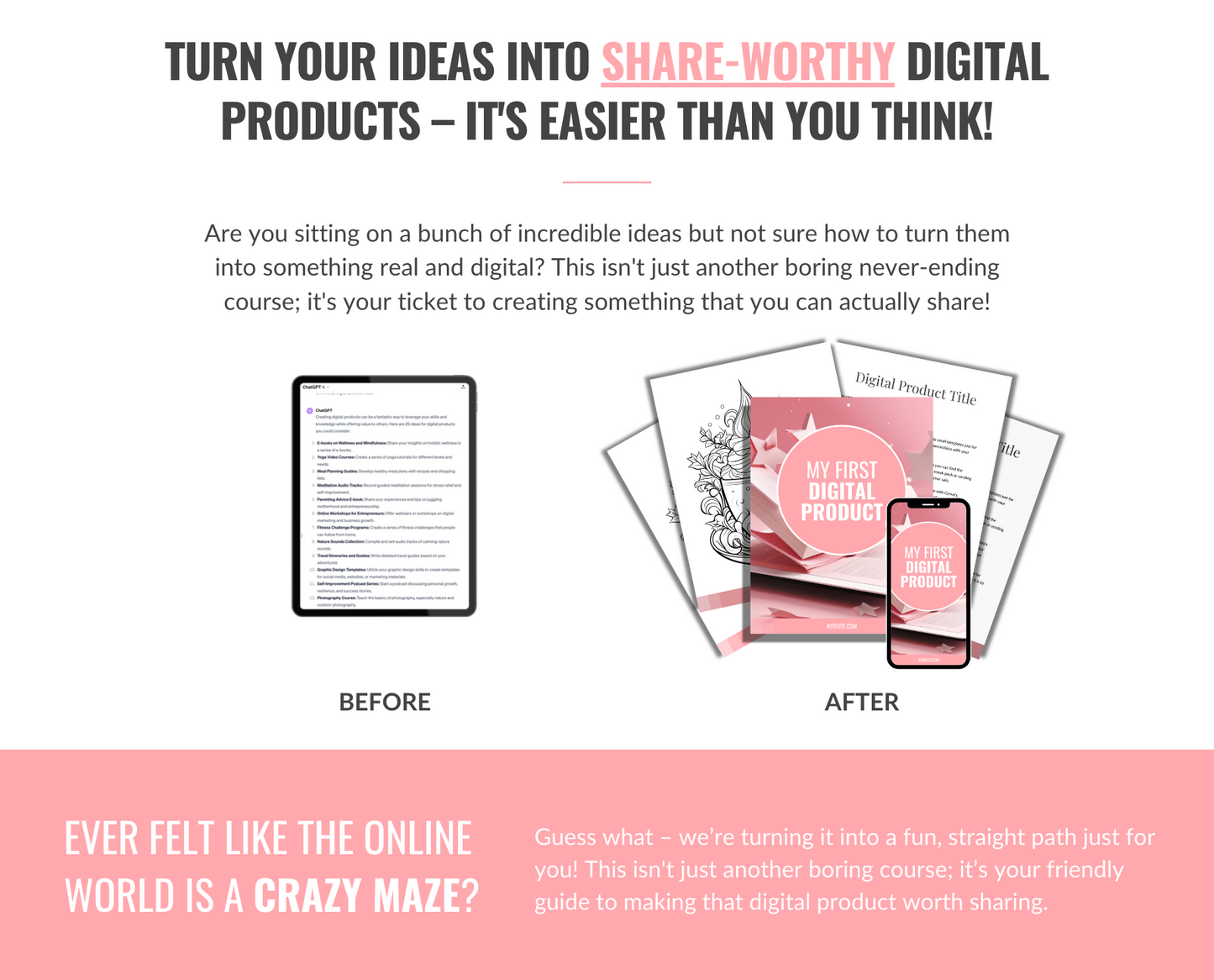 How to Create Digital Products You Can Sell! (+ Bonus Templates)