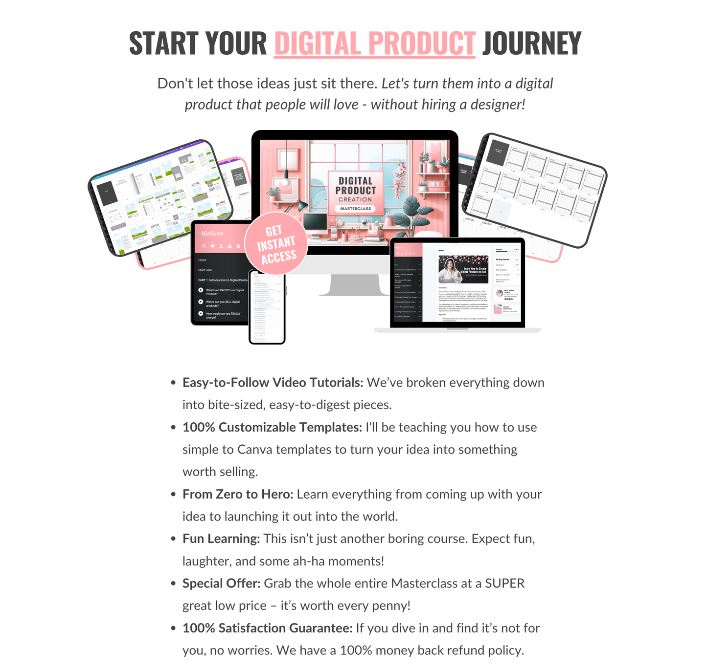 How to Create Digital Products You Can Sell! (+ Bonus Templates)