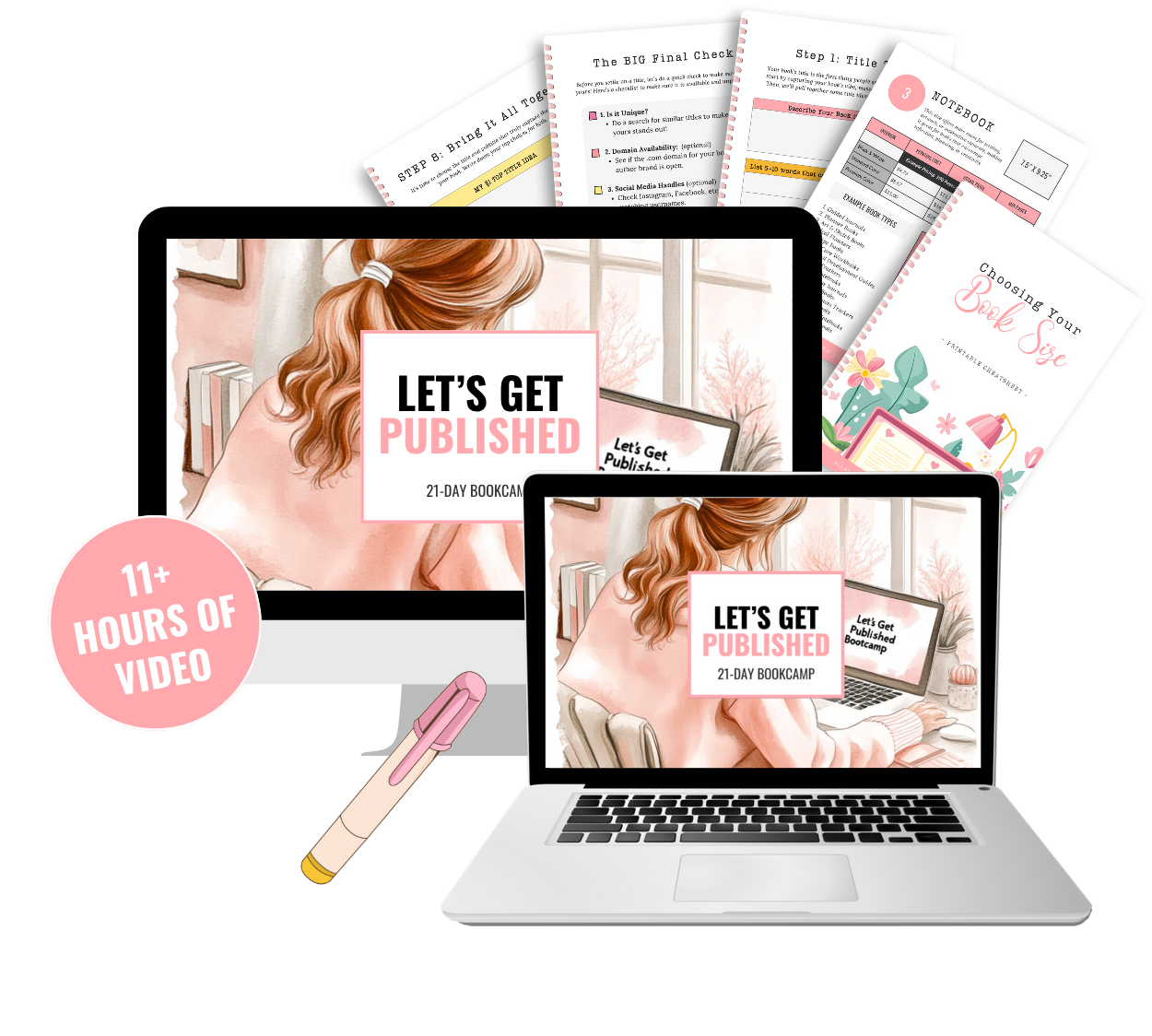 Let's Get Published! 21-Day Bookcamp (+Bonus Templates!)