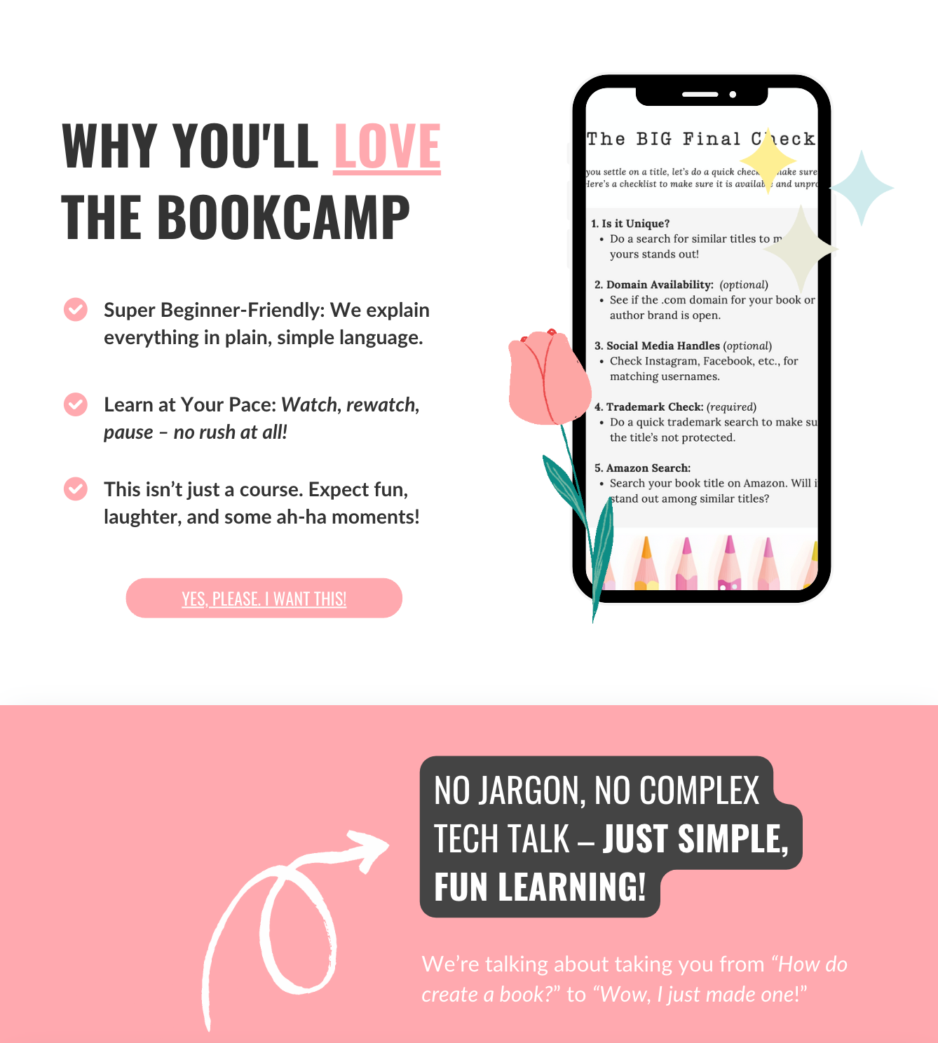 Let's Get Published! 21-Day Bookcamp (+Bonus Templates!)