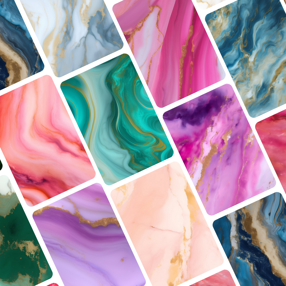 Marble Backgrounds | Digital Art Bundle | Brand Graphics | Social Media Images | Commercial Use