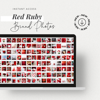 Red Ruby | Brand Photos | Stock Images | Social Media Graphics | 100% Royalty Free