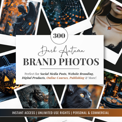 Dark Autumn | Brand Photos | Stock Images | Social Media Graphics | 100% Royalty Free