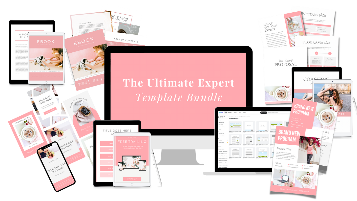 THE ULTIMATE EXPERT TEMPLATE BUNDLE