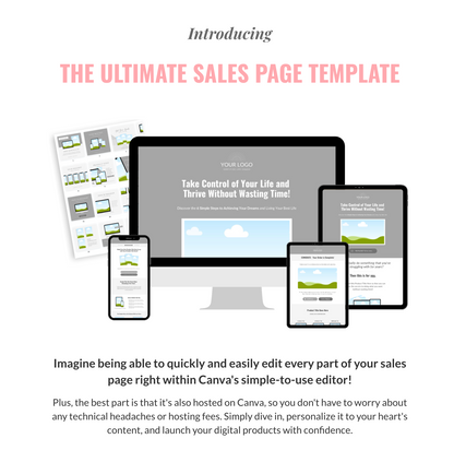 The Ultimate Sales Page Template