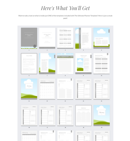 The Ultimate Planner Template