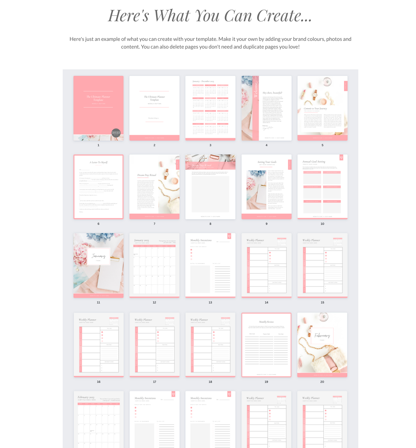 The Ultimate Planner Template