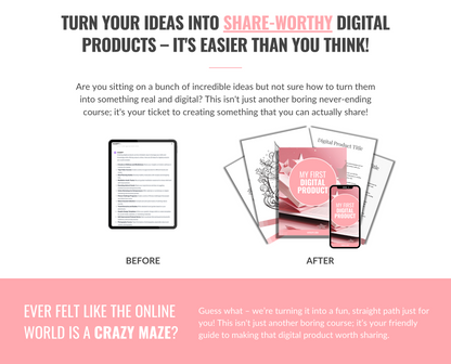 MASTERCLASS: How to Create Digital Products You Can Sell! (+ Bonus Templates)