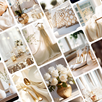 Gold & Pearls | Brand Photos | Stock Images | Social Media Graphics | 100% Royalty Free